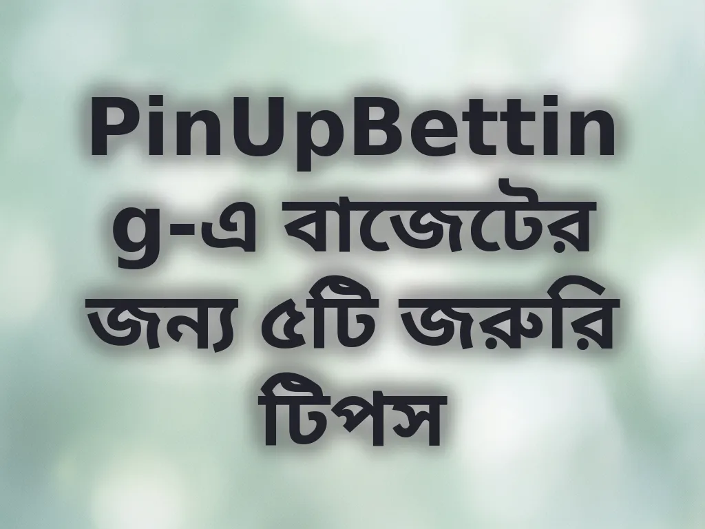 বাজেট টিপস